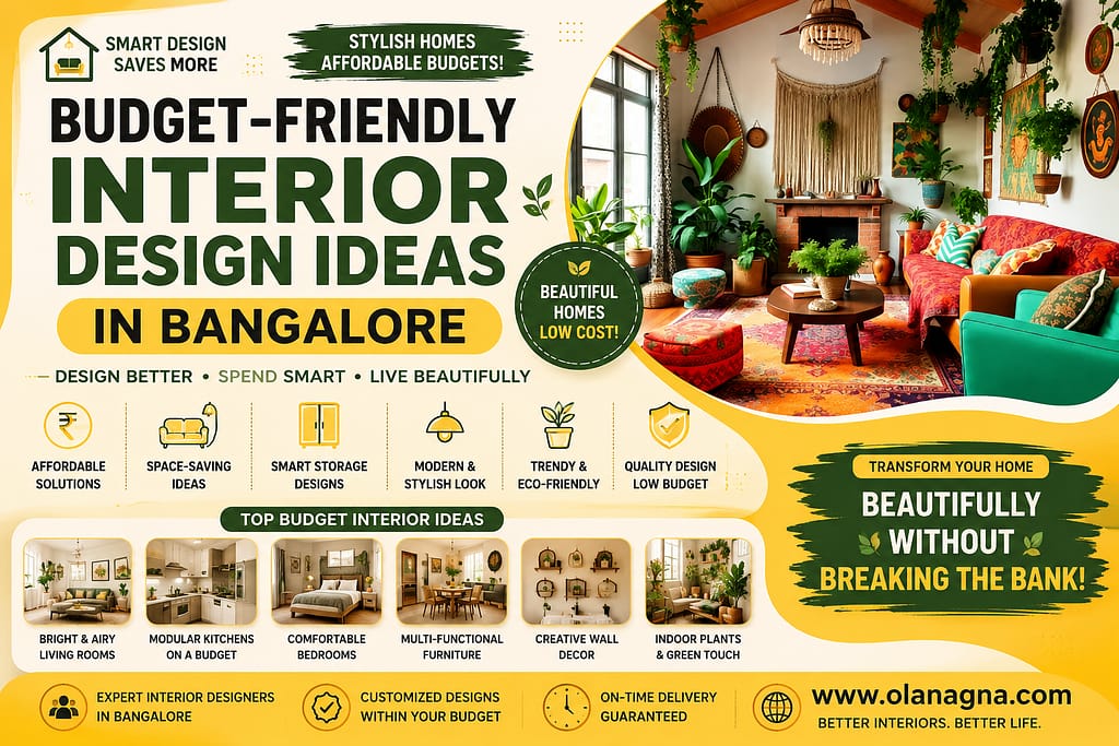 Budget-friendly interior design ideas in Bangalore