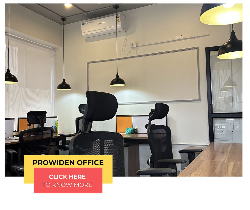 Modern office cabin interior design in Bangalore with wooden desk, ergonomic chair, and stylish workspace by Olangana Designs