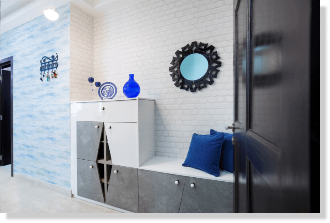 modern foyer design Bangalore