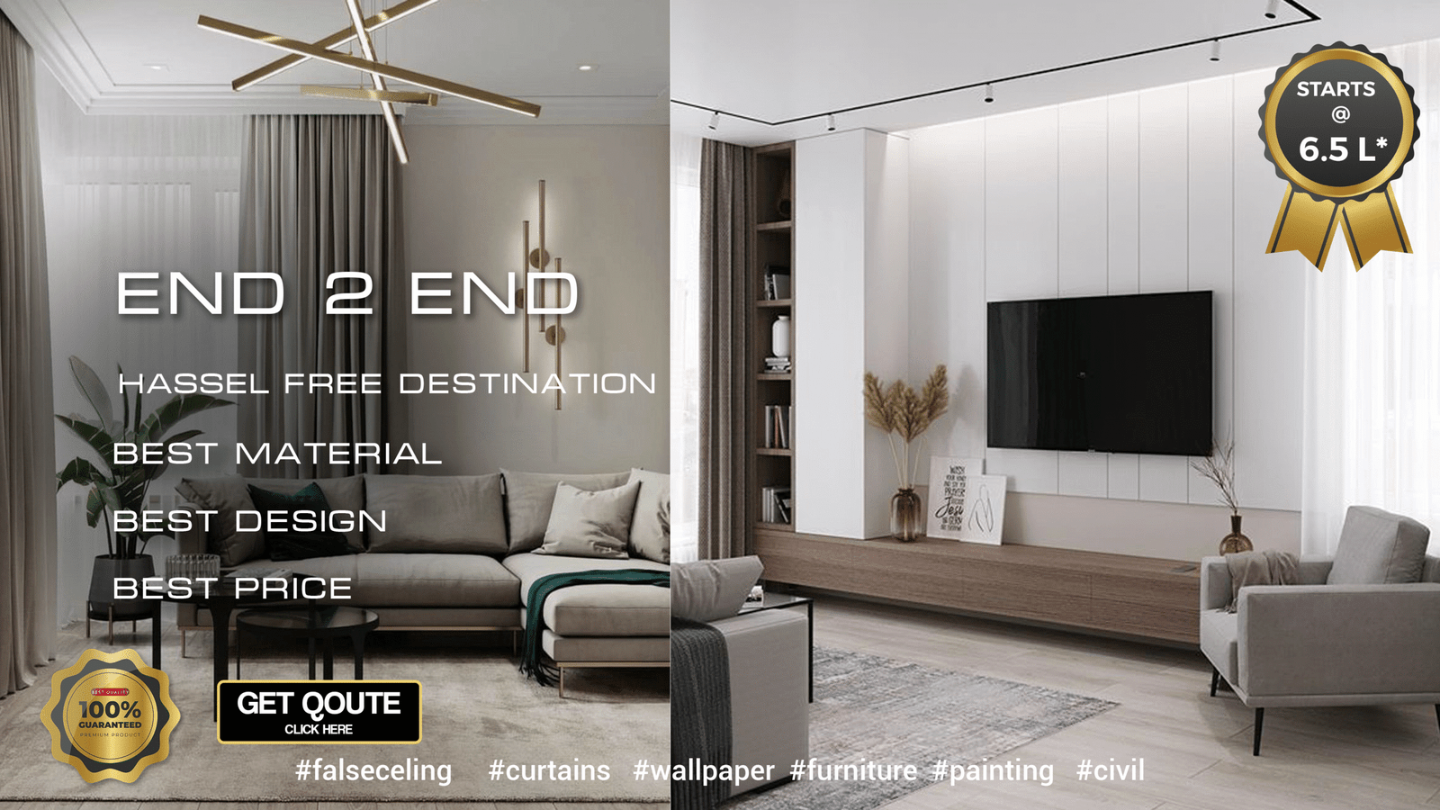 Furniture with interior design Bangalore