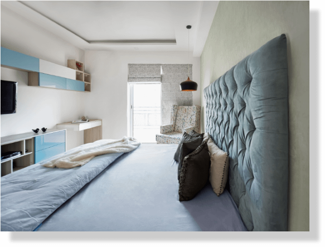 modern bedroom design Bangalore