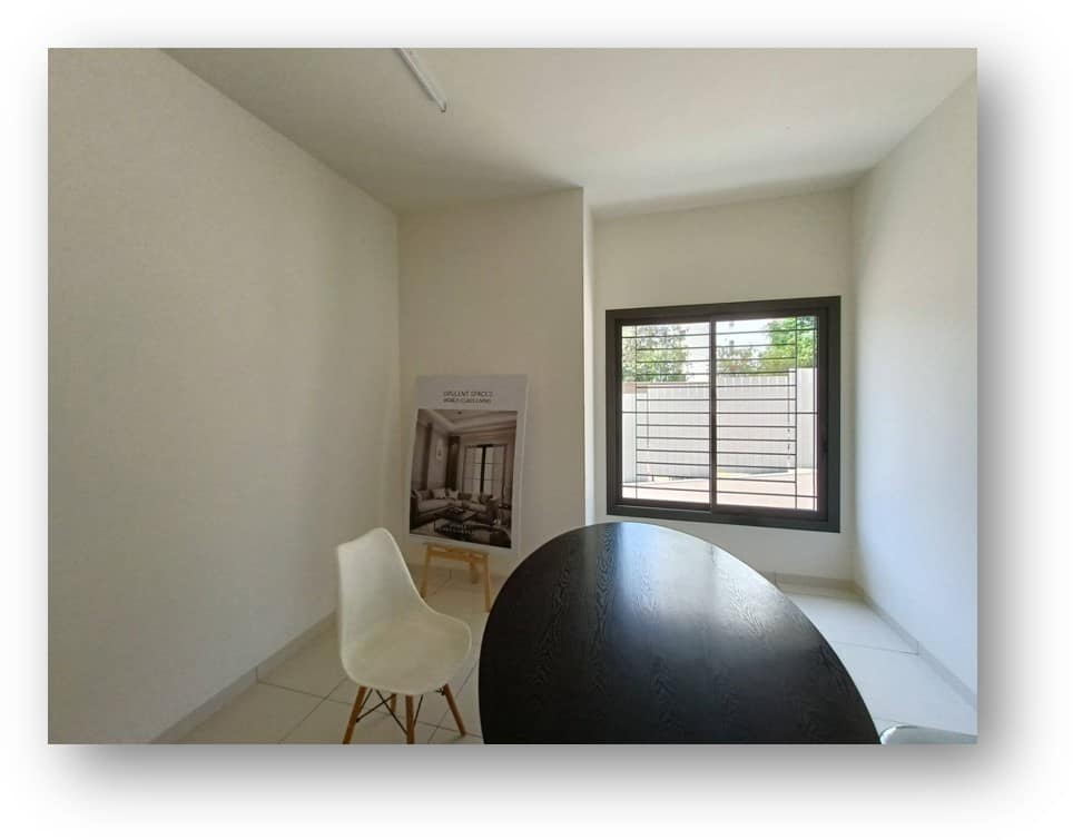 Close-up shot of an empty room in Bangalore, a site ready for a complete interior design transformation by Olangana Design.