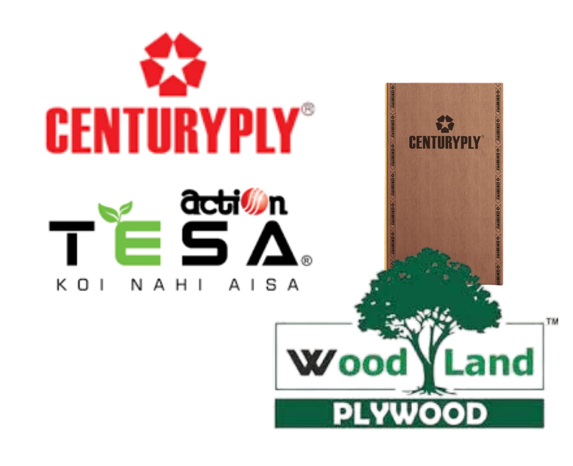 Modern interior design by Olangana Designs in Bangalore built using trusted plywood brands like CenturyPly, Tesa, and Woodland ensuring durability, strength, and premium finish for home interiors.